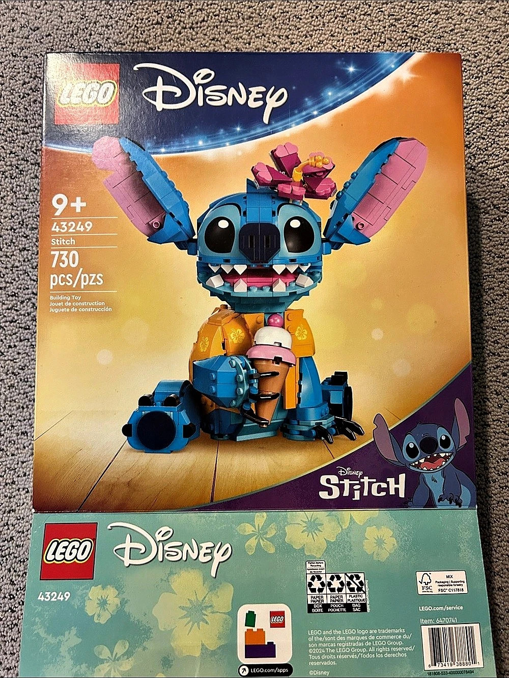 LEGO Disney Stitch 43249 Building Set 750 Pieces